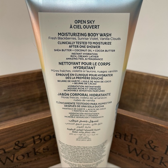 Bath & Body Works Open Sky Moisturizing Body Wash NEW! - Picture 2 of 2
